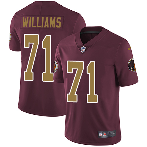 Nike Redskins #71 Trent Williams Burgundy Red Alternate Men's Stitched NFL Vapor Untouchable Limited Jersey
